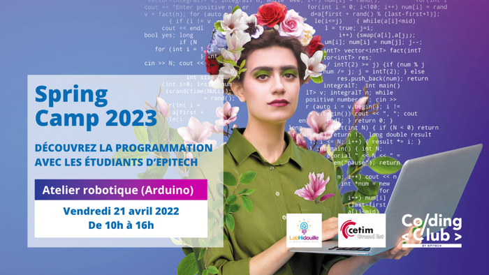 Spring Camp 2023 : journée d’initiation à la programmation par Epitech Technology