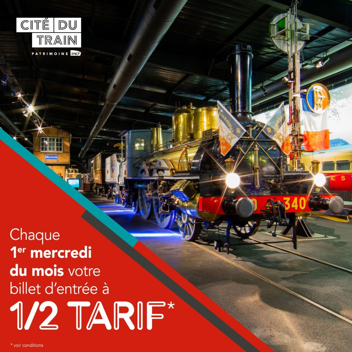 Mercredi 5 juin : votre billet d'entrée à demi-tarif