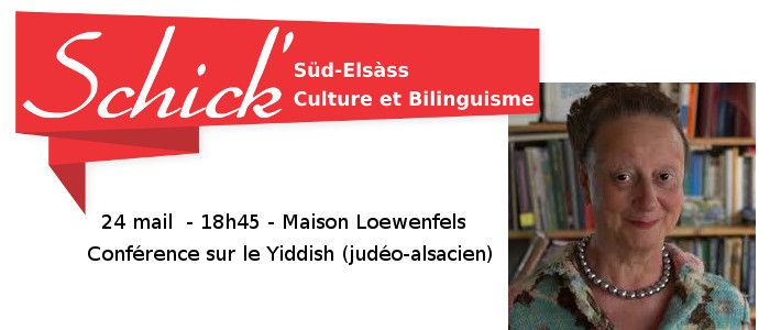 Conférence sur le Yiddish (judéo-alsacien) par Astrid Starck