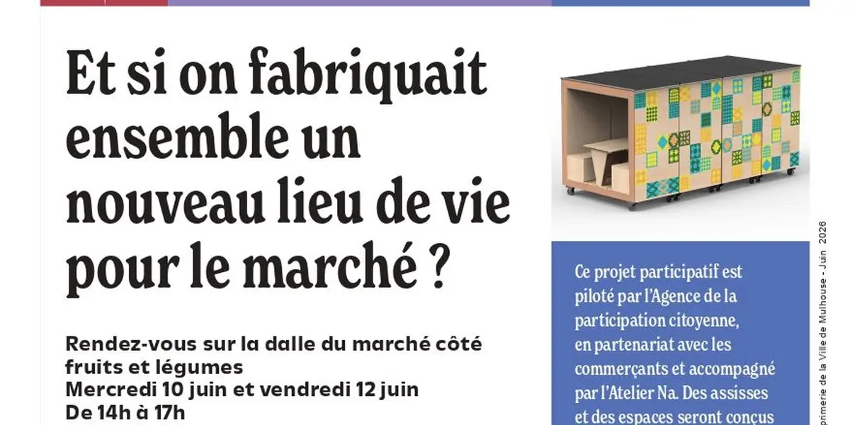 Et si on réalisait ensemble un nouveau lieu de vie pour le marché ?