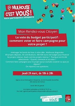 RDV Citoyen : aménager les bords de l'eau à votre idée, Mulhouse Diagonales