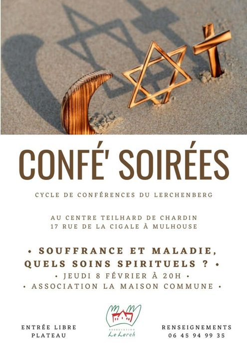 Confé' Soirées - Souffrance et maladie, quels soins spirituels ?