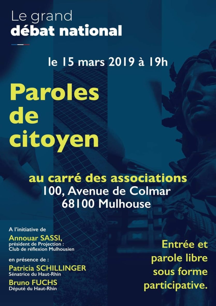 Le Grand débat national en présence des parlementaires