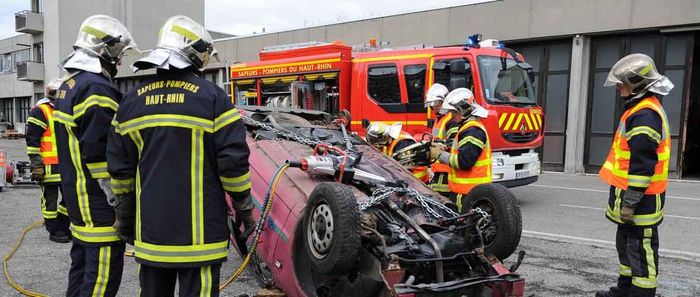 Portes ouvertes chez les sapeurs-pompiers de Mulhouse