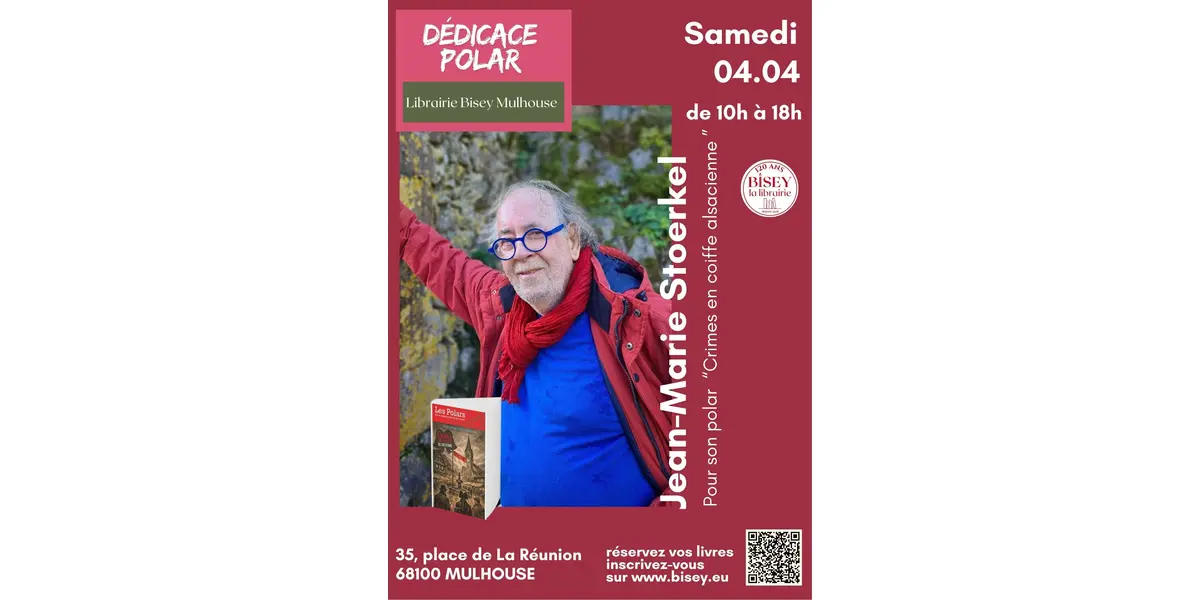 Dédicace polar avec Jean-Marie Stoerkel - Crimes en coiffe alsacienne 