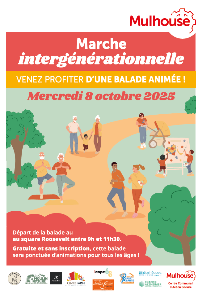 Marche intergénérationnelle gratuite - animations pour tous les âges