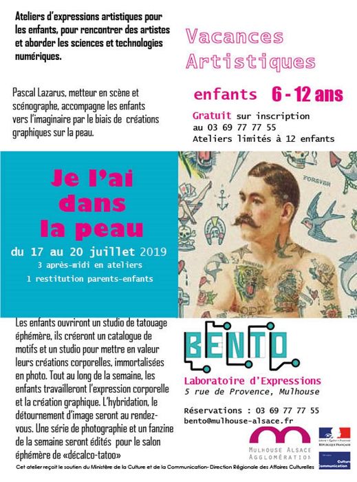 Vacances artistiques au Bento, laboratoire d'expressions