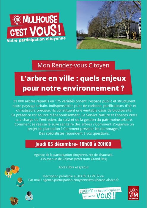 RDV Citoyen - L'arbre en ville : quels enjeux pour notre environnement ?