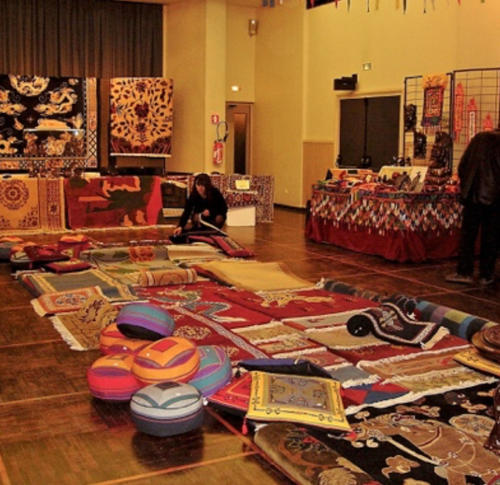 Exposition vente d'artisanat himalayen