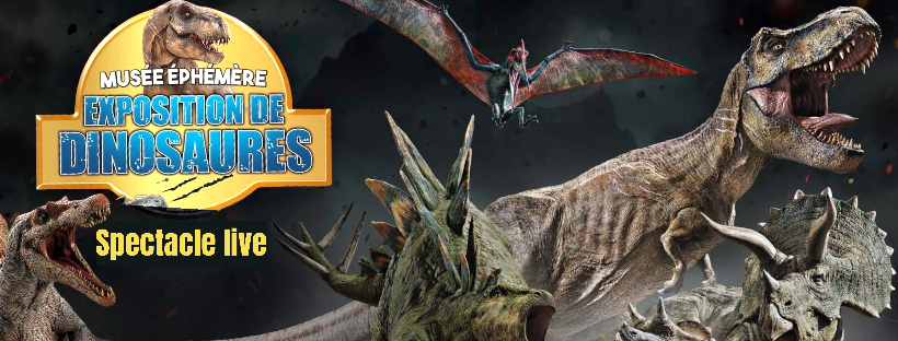 Le Musée Ephémère : les dinosaures arrivent à Mulhouse