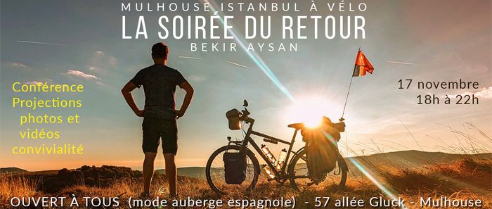 Soirée du Retour : Mulhouse Istanbul à vélo