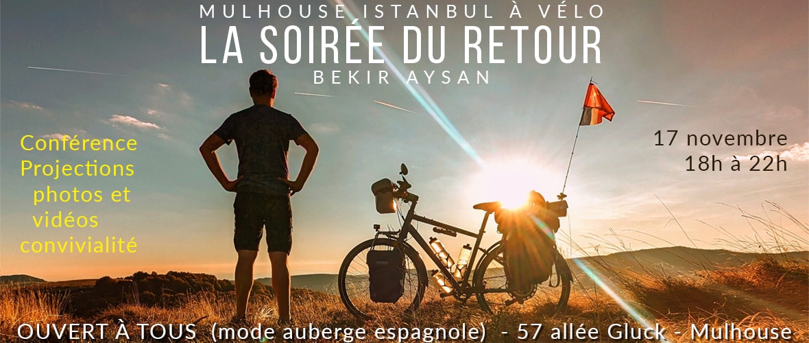 Soirée du Retour : Mulhouse Istanbul à vélo
