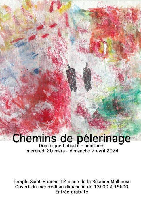 Exposition (peinture) - Chemins de pèlerinage, par Dominique LABURTE