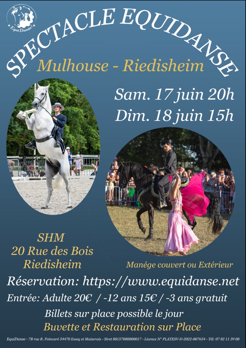 Spectacle équestre avec la Troupe EquiDanse