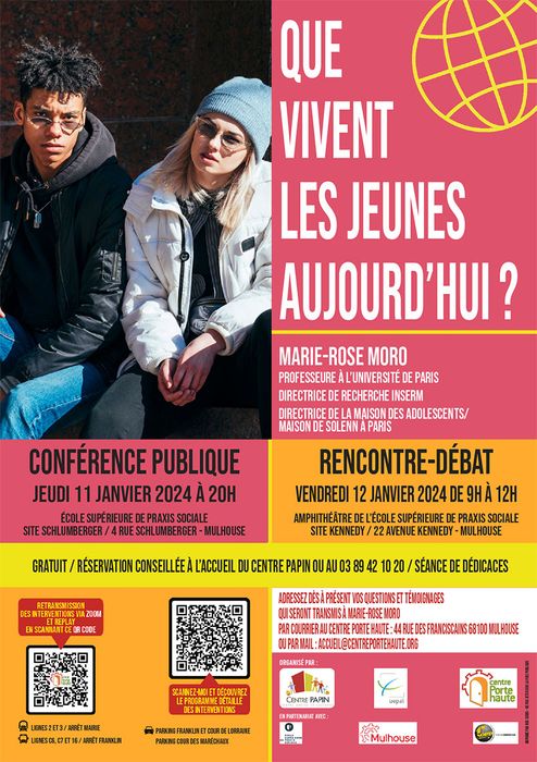 Conférence publique : Que vivent les jeunes aujourd'hui ?
