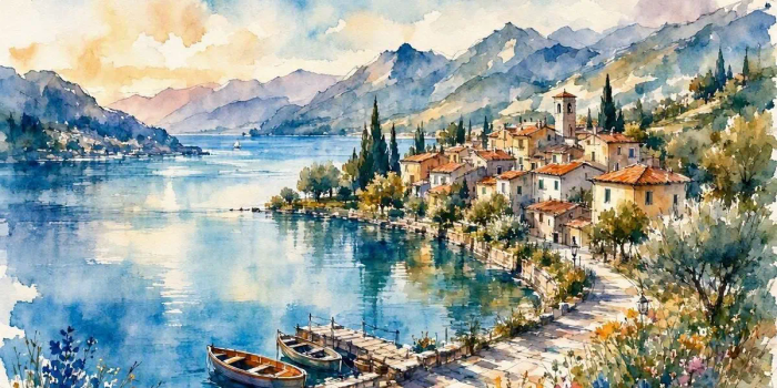 Atelier créatif "Paysages italiens en aquarelle" à la bibliothèque Dornach