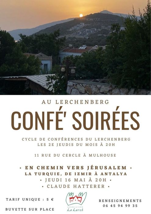 Confé' Soirées - En chemin vers Jérusalem : La Turquie, de Izmir à Antalya