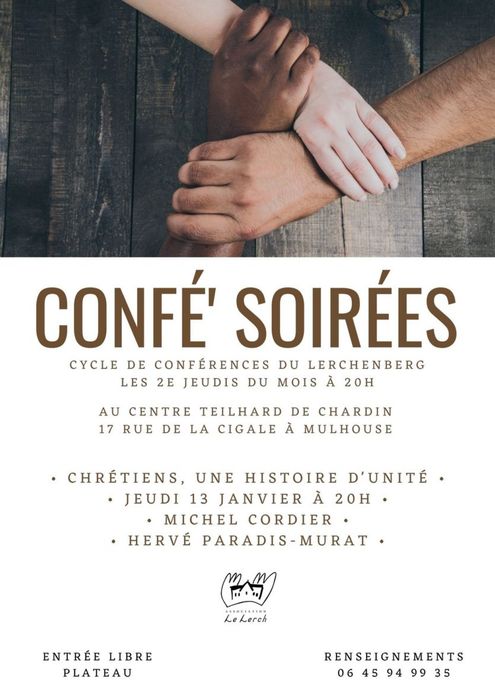 Confé' Soirées - Chrétiens, une histoire d'unité