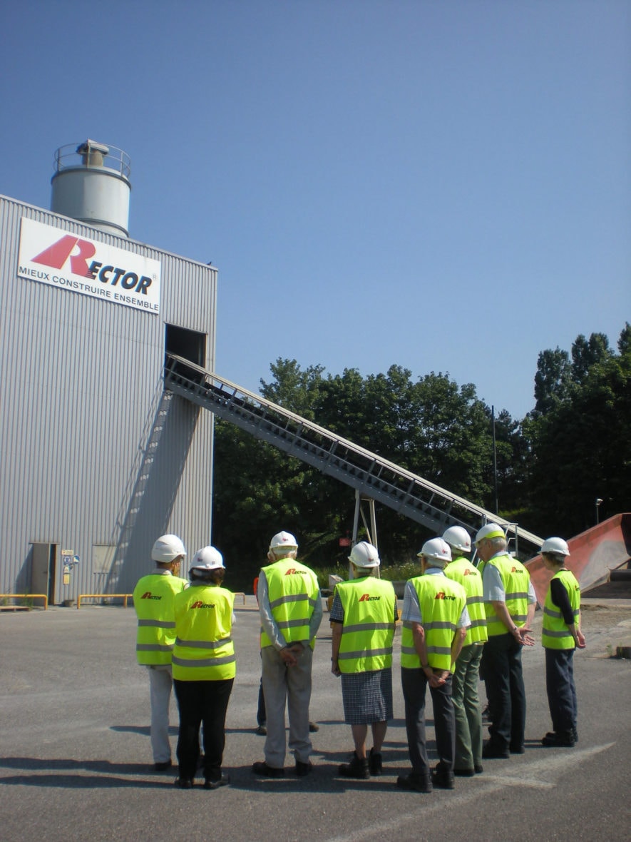 Visite de Rector Lesage