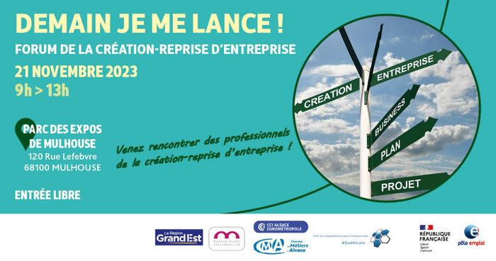 Forum de la création/reprise d’entreprise « Demain je me lance ! »
