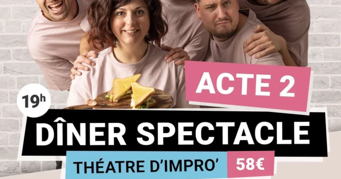 dîner-spectacle du Pantographe avec club sandwich