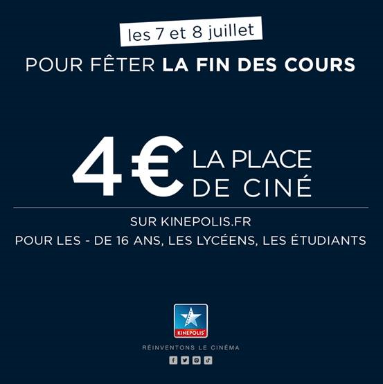 Prolongation de la fête du cinéma