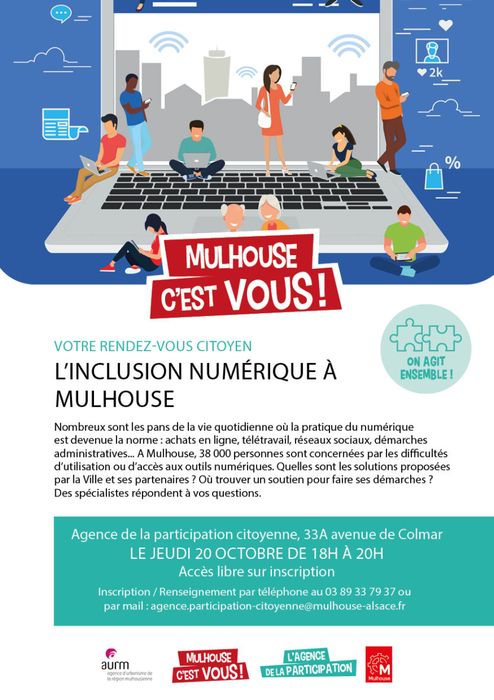 Mon rendez- vous citoyen "L'inclusion numérique à Mulhouse"