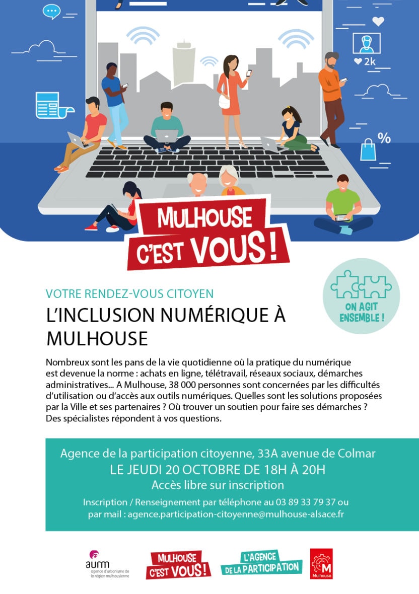 Mon rendez- vous citoyen "L'inclusion numérique à Mulhouse"