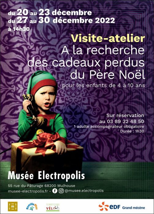 Visite-atelier A la recherche des cadeaux perdus du Père Noël