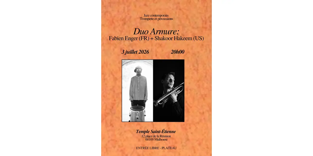 Concert - Par le Duo Armure - Duo trompette et percussions – Jazz