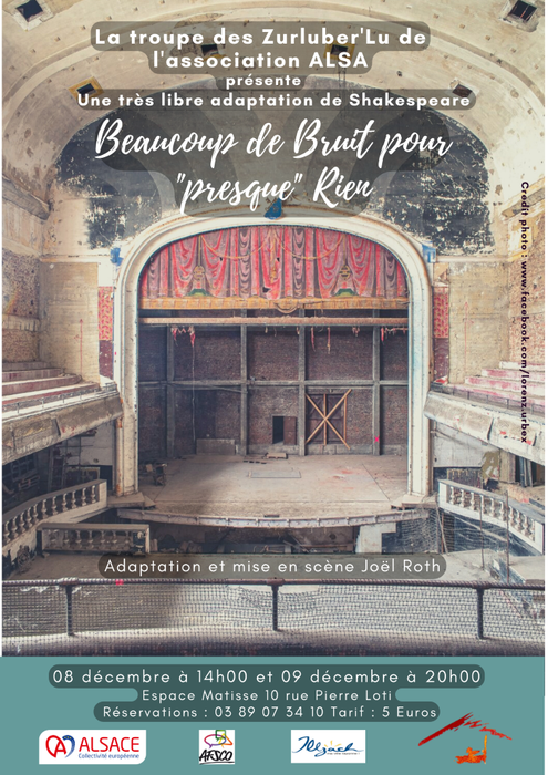 Théâtre : Beaucoup de bruit pour "presque"rien