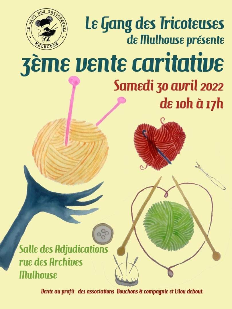 3ème vente caritative - Gang des Tricoteuses