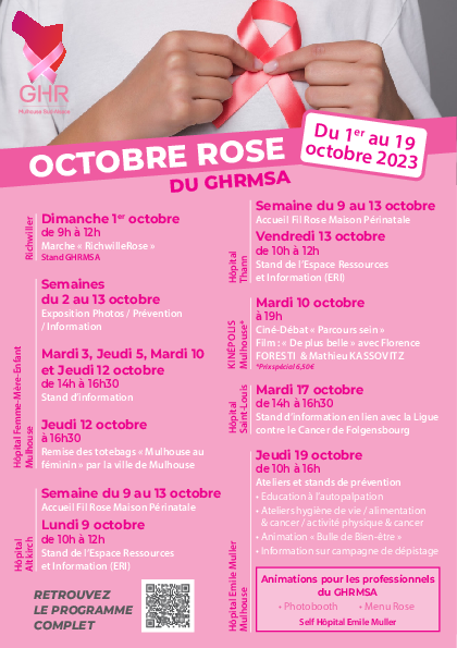 Octobre rose : Dépistage du cancer du sein