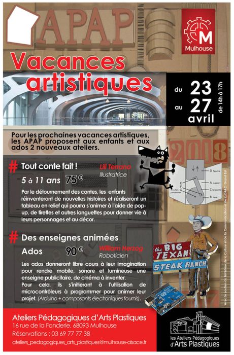 Vacances artistiques à la Fonderie