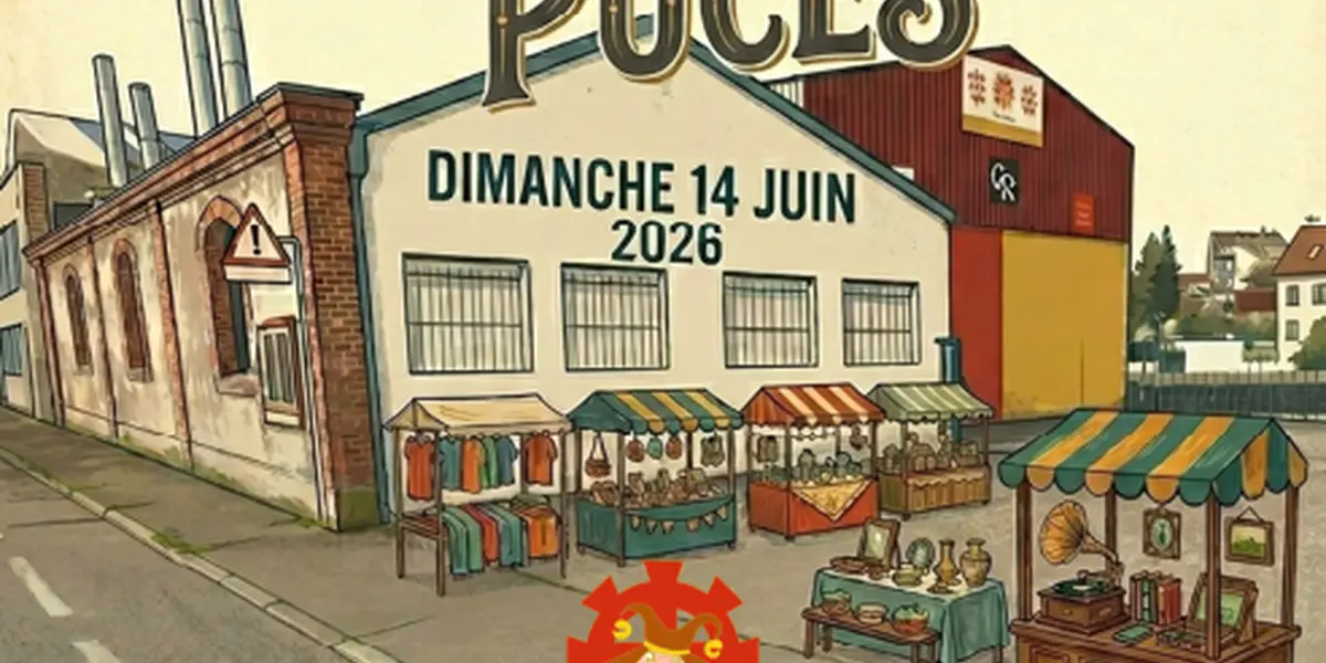 Marché aux puces du Carnaval à Mulhouse