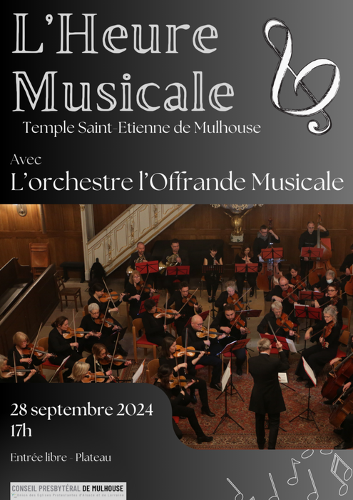 Concert : L'Heure Musicale, avec l’orchestre l’Offrande Musicale