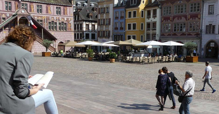 Ouverture des terrasses au centre-ville de Mulhouse