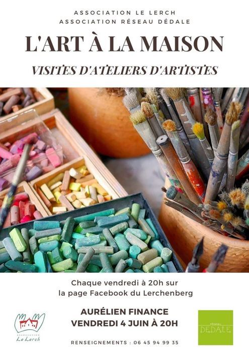 L'art à la maison : l'atelier de Aurélien Finance