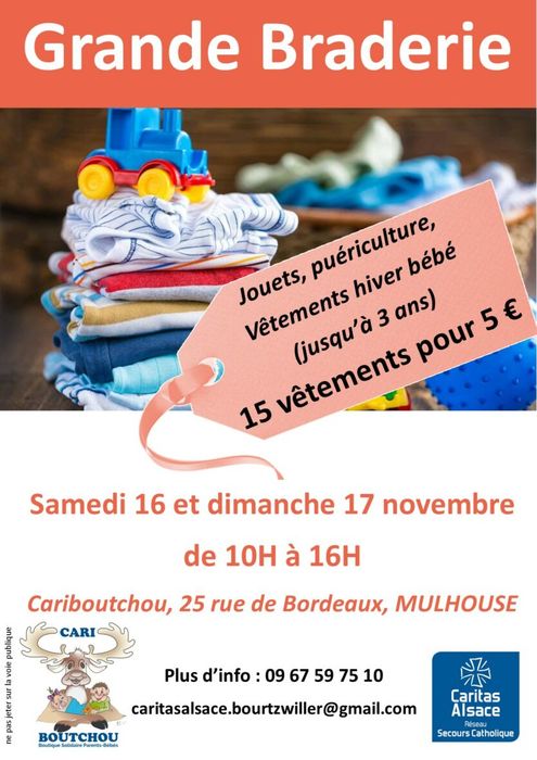Bourse aux vêtements hiver bébé (jusqu'à 3 ans), jouets et matériel de puériculture