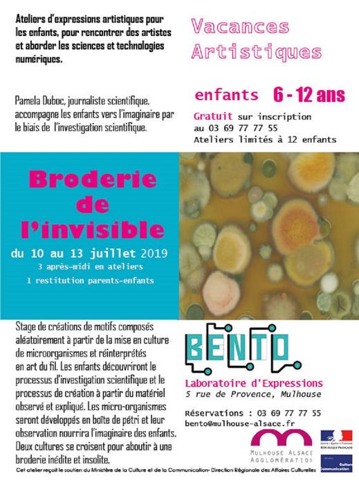 Vacances artistiques au Bento, laboratoire d'expressions