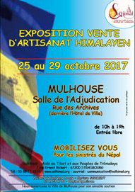 Exposition vente d'artisanat himalayen