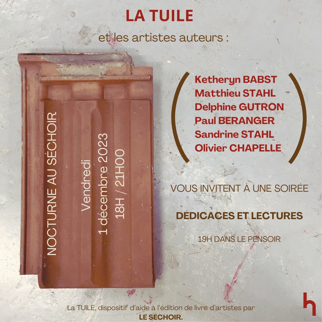 Nocturne : Lectures, rencontres avec des artistes-auteurs et dédicaces