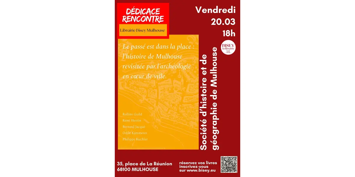 Dédicace et rencontre avec la société d'histoire et de géographie de Mulhouse 