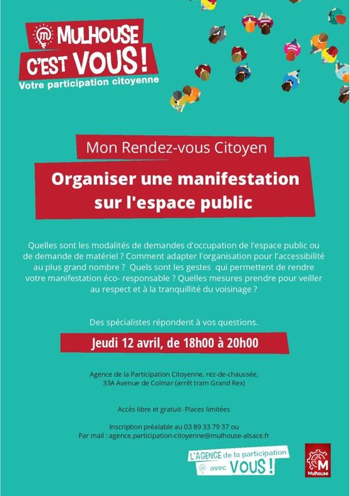 RDV Citoyen : organiser une manifestation sur l'espace public