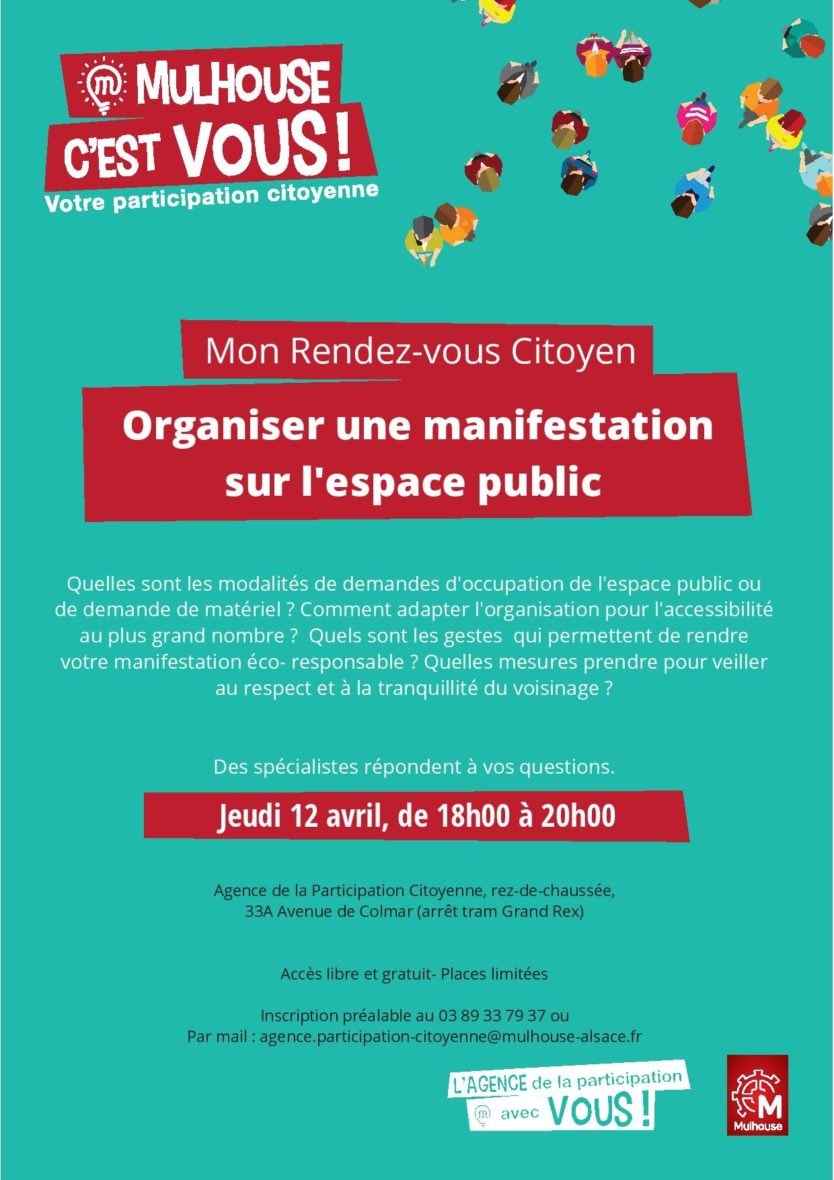 RDV Citoyen : organiser une manifestation sur l'espace public