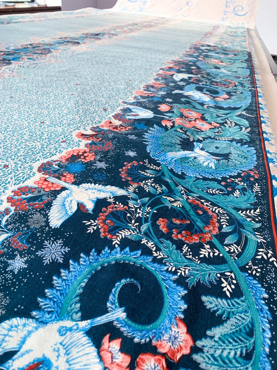 Exposition : Les coulisses du tissu de Noël