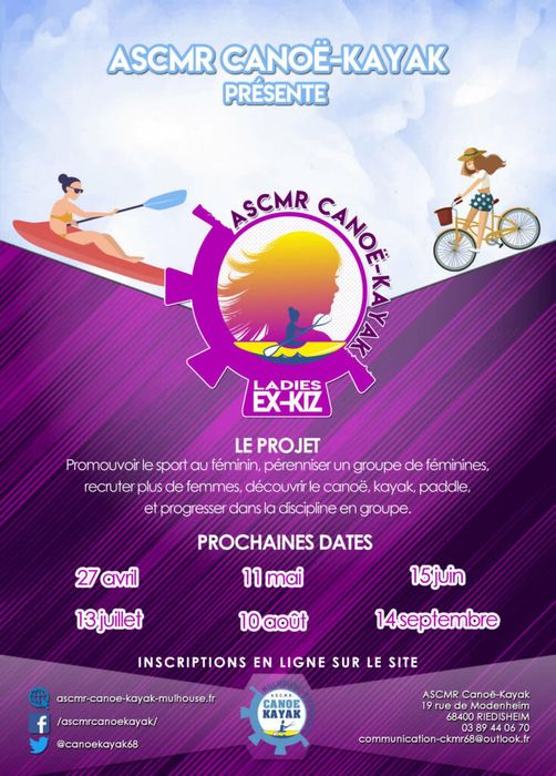 Ladies EX-Kiz - Le sport au féminin, découverte canoë-kayak