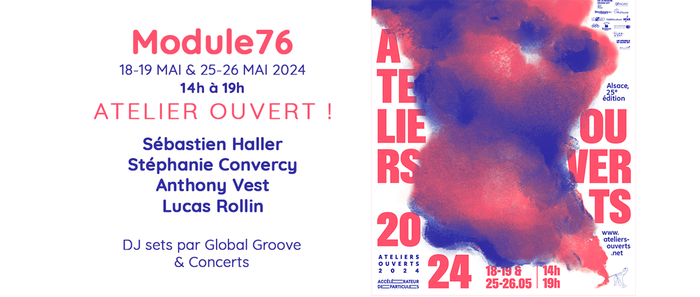 Ateliers Ouverts à Module76 - Sébastien Haller sculpteur & invités