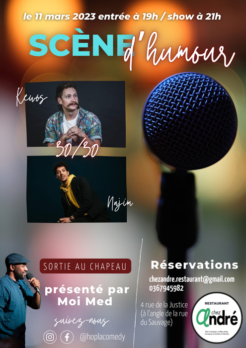 Scène d’humour Chez André