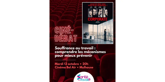 Ciné-débat / Souffrance au travail : comprendre pour mieux prévenir